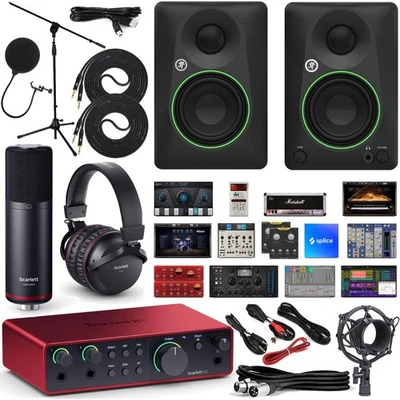 Focusrite Scarlett 2i2 Studio 3rd Gen USB Audio Interface Bundle with Mic & More - Image 1 of 4