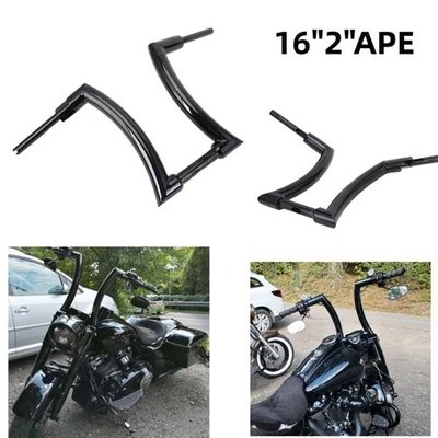 Suspensión de barra de arrastre para manillar de 16"" de elevación de 2" para Harley Touring RoadKing Foto 1 de 4