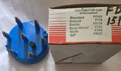 FD-151 FORD Copper Distributor Cap  1974-85 250 300 "6" 4.1l 4.9L Truck Van  3.8 - Image 1 of 2