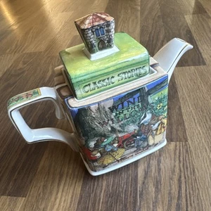 Vintage Sadler Teekanne Wind In The Willow Classic Stories Made in England Keramik - Bild 1 von 23