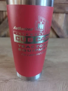 IH Cub Cadet Dealer Tumbler Coffee Wine Cup Mug Insulated Stainless Steel 20 Oz - Picture 1 of 8