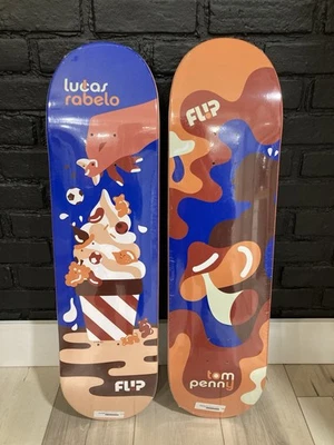 NEW 2021 FLIP Tom Penny & Lucas Rabelo ‘Kaja’ Mushroom Skateboard Deck -LOT 2 - Image 1 of 4