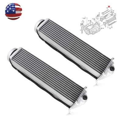 2X Intercooler de motor para Audi A6 A7 A8 S4 S5 Q5 Q7 SQ5 Touareg 3.0T 2010-2017 Foto 1 de 4