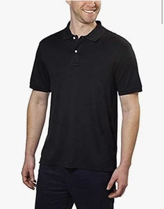 Kirkland Signature Men’s Pima Cotton Polo, Black, Large - Picture 1 of 1