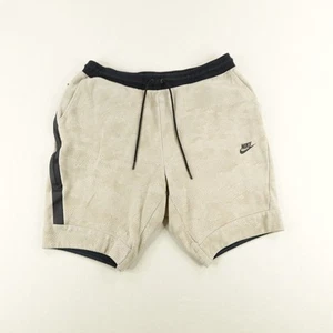 Pantalones Cortos Nike Para Hombre Grandes Beige Estampado Camuflado Tecnología Polar Joggers Entrenamiento Atlético Gimnasio - Imagen 1 de 12