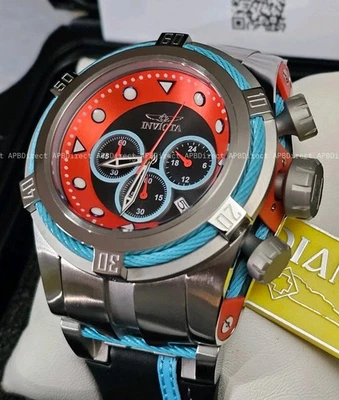 Invicta - Bolt ZEUS - Race Team - Cuero Negro/Azul - Caja 53mm - Reloj Hombre Foto 1 de 4