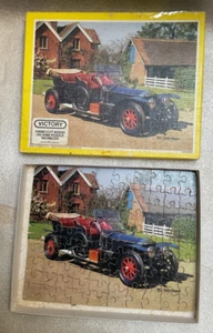 Victory Vintage Car Series 1911 Rolls Royce Wooden Jigsaw Puzzle Vintage 7205 - Picture 1 of 5