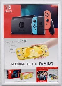 Nintendo Switch RARO Poster Promozionale 42cm x 59cm #1 - Foto 1 di 1
