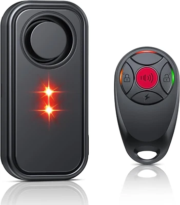 Allarme per Bicicletta Con Telecomando, 113 Db, Potente Allarme Wireless per Bic - Immagine 1 di 4