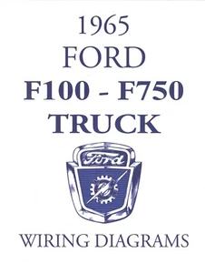1965 FORD F100-F750 TRUCK WIRING MANUAL - Picture 1 of 1