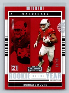 2021 Panini Contenders Rondale Moore #ROY-RMO Rookie Arizona Cardinals