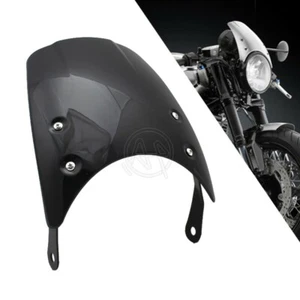 Universal Fit Motorcycle Front 5-7" Headlight Windscreen Windshield Wind Fairing - Bild 1 von 10
