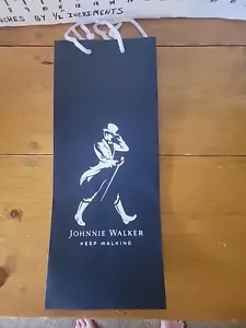 Johnnie Walker Blue Keep Walking Scotch/Whisky sacchetto regalo 6,25" × 15" nuovo solo borsa - Foto 1 di 6