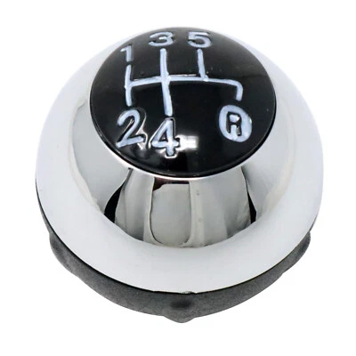 Impugnatura Pomello Cambio 5 Marce Fiat 500 2012-2018 Finitura Silver 1PVN - Immagine 1 di 4