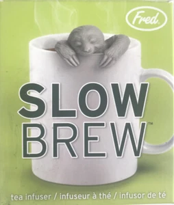 Genuine Fred and Friends Slow Brew Sloth Tea Infuser - New Open Box - Picture 1 of 4