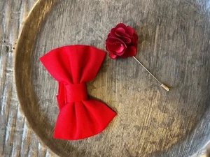 Boys Bow Tie adjustable neck cotton - Picture 1 of 9