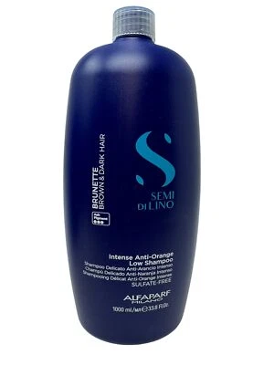 Alfaparf Semi Di Lino Anti-Orange Low Shampoo 33.8 Oz For Brown & Dark Hair - Image 1 of 2