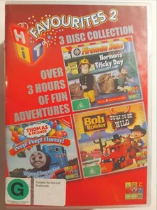 Fireman Sam / Thoma the Tank / Bob Builder (3 DVD Set) Region 4, Brand New - Picture 1 of 2