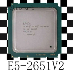 Intel Xeon E5-2651 V2 SR19K 1.80GHz 12Core 30MB LGA2011 CPU Processor 2651V2 - Picture 1 of 1