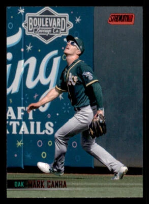 2021 Stadium Club Red Foil #5 Mark Canha - Image 1 of 2