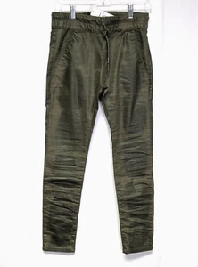 Bevy Flog Shely Gr. 24 grün Schlangenleder Kordelzug Überziehhose NEU - Bild 1 von 11