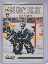 2012-13 Classics Signatures Anaheim Ducks Hockey Card #176 Guy Hebert