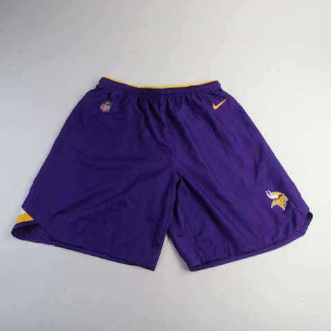 Minnesota Vikings Nike NFL On Field Apparel Dri-Fit Practice Shorts Men's Used Cover