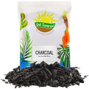 Horticultural Charcoal Plant Hardwood Soil Amendment Orchid Terrarium & Garden - Picture 1 of 24
