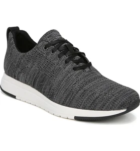 VINCE men's $195 Marled Grey PALO Knit Sneakers 8.5 Casual Stretch Athleisure - Picture 1 of 12