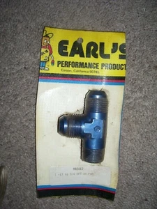 Earls Plumbing 982612ERL Aluminum AN to NPT Adapter Tee-12-3/4 NPT ON RUN - Picture 1 of 1