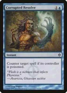 Corrupted Resolve x1 MTG New Phyrexia - Bild 1 von 1
