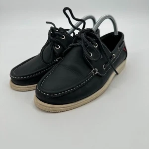 Dubarry of Ireland Admirals Deck Shoes Womens Size 6 Blue Two Eye Soft Durable - Picture 1 of 10