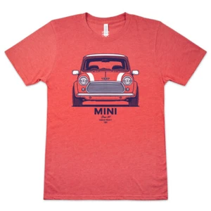 Classic Mini Cooper S Front Graphic printed on Men's T-Shirt - Picture 1 of 4