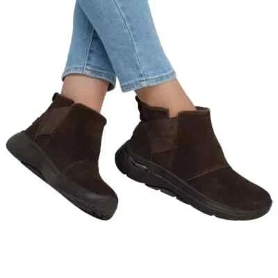 Mujer Skechers Go Walk Arch Fit - Happy Embrace 144420 Color Chocolate Nuevo Foto 1 de 4
