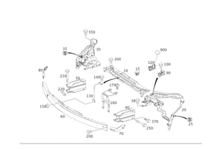 Genuine Mercedes-Benz Frame Lamp 204-620-12-91 - Picture 1 of 1