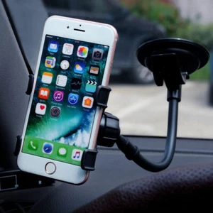 Car Windshield Suction Cup Mount Holder Cradle For Mobile Cell Phone iPhone GPS - Picture 1 of 7