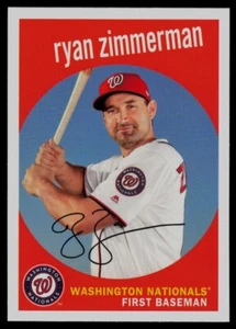 2018 Topps Archives #98 Ryan Zimmerman Washington Nationals - Picture 1 of 2
