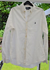 MENS LONG SLEEVE WHITE SHIRT SIZE 16.5" NECK BY "POLO" RALPH LAUREN.