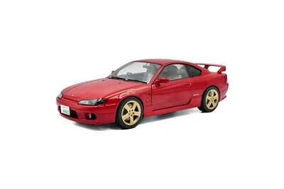Nissan Silvia S15 Spec R Aero Rosso Flame Red 1999 Solido 1:18 Nuovo 1/18 - Immagine 1 di 4