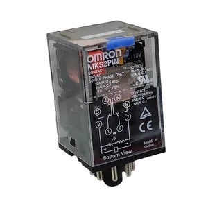 Omron mks2pindc110 rele-2spdt10a 110vdc Octalpulsprovled- mks2pin 110vdc - Picture 1 of 1