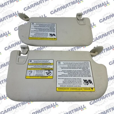 2013-2019 FORD ESCAPE FRONT LEFT & RIGHT SUNVISOR SUN VISOR PAIR W/ MIRROR OEM - Image 1 of 4