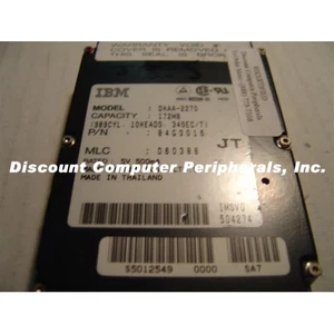 IBM DHAA-2540 Capacity 540MB, height 17mm, distance between screwholes 1.5", 2.5 - Picture 1 of 1