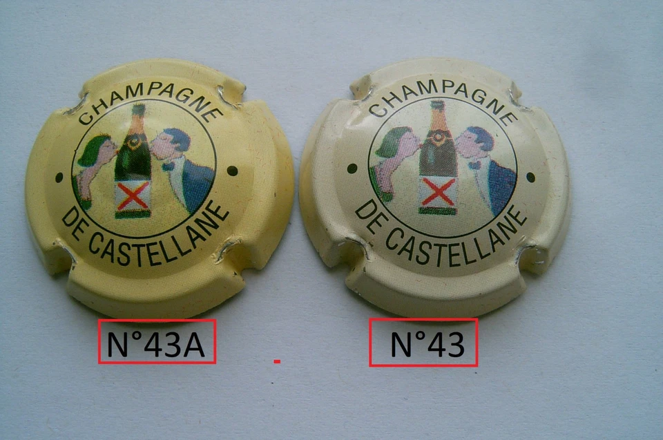 Capsules Champagne...PEU COMMUN, DE CASTELLANE  ... en l'état,  BIEN VOIR PHOTO. - Photo 1/1