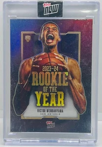 Victor Wembanyama 2023-24 TOPPS NOW Rookie of the Year VW-6 RC SP HOLO WEMBY - Picture 1 of 2