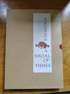 Hiroshige SHOAL OF FISHES 1980 Japanese prints FISH ARTWORK FISHING Book Special - Picture 1 of 14