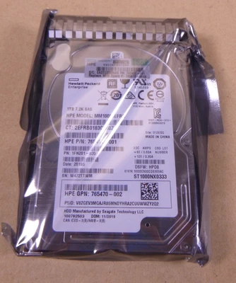HP MM1000JEFRB 1TB 2.5" 7.2K RPM SAS Hard Drive 765452-001 512E 1FN201-035 - Image 1 of 3