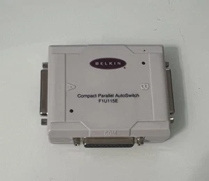 Network Device Belkin F1U115E Compact Parallel Autoswitch Switch PRINTER CABLE - Picture 1 of 2