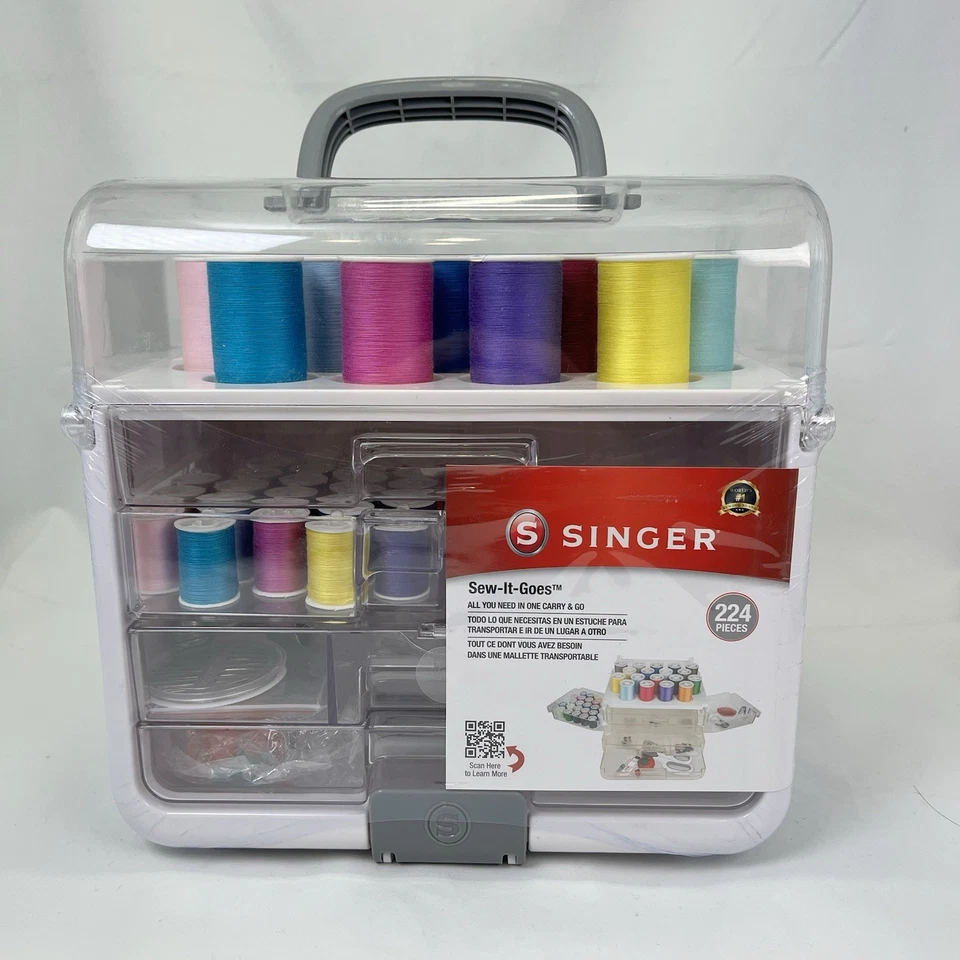 SINGER Sew It Goes Essentials Sewing Kit 224pcs 075691017712