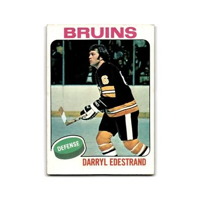 1975 Topps Darryl Edestrand Boston Bruins #11 - Image 1 of 3