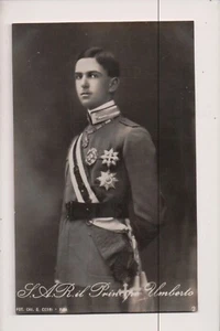 Vintage Postcard Prince of Piedmont King Umberto II of Italy - Picture 1 of 2